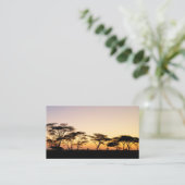 アフリカ – 日没 名刺 (スタンド正面)