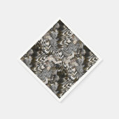 アフリカ、民族。 スタンダードカクテルナプキン (角)