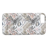 アフリカ,組み合わせ,革,トラパーソナライズされた, Case-Mate iPhoneケース (裏面(横))