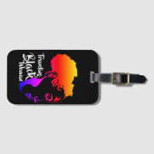 アフリカ-荷物のラベルママ ラゲッジタグ (正面横)