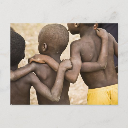 アフリカ、西アフリカ、ガーナ、イェンディ。クローズアップ・ショット ポストカード (正面)