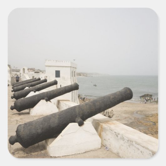 アフリカ、西アフリカ、ガーナ、エルミナ。キヤノングルド スクエアシール (正面)