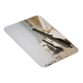 アフリカ、西アフリカ、ガーナ、エルミナ。キヤノングルド マグネット (右側)