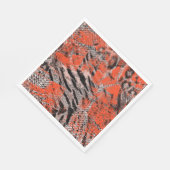 アフリカ、部族。 スタンダードランチョンナプキン (角)