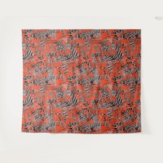 アフリカ、部族。 タペストリー (正面(横))