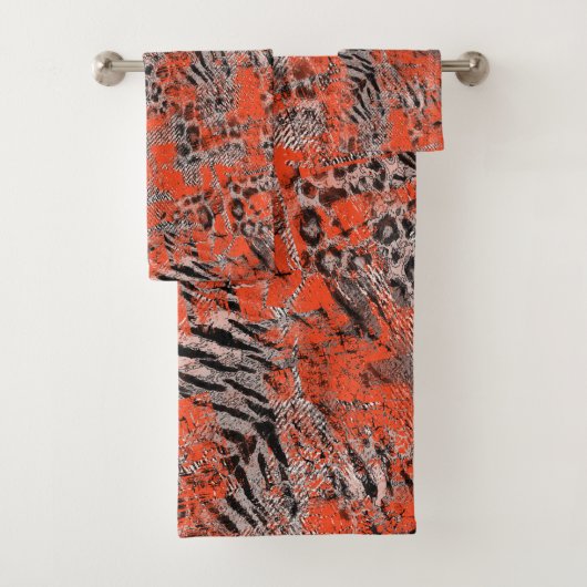 アフリカ、部族。 バスタオルセット (インサイチュ)