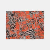 アフリカ、部族。 フリースブランケット (正面(横))