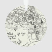 アフリカ| 1500年の地図 オーナメント (裏面)