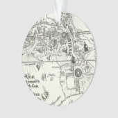 アフリカ| 1500年の地図 オーナメント (正面)