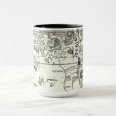 アフリカ| 1500年の地図 マグカップ (中央)