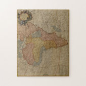 アフリカ| 1700年の地図 ジグソーパズル (縦)