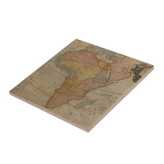 アフリカ| 1700年の地図 タイル (側面)