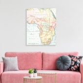 アフリカ：1894年の地図 キャンバスプリント (インサイチュ (リビング))