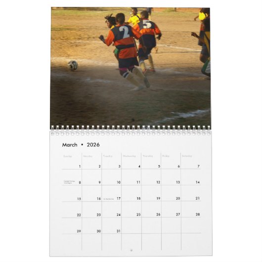 アフリカ， 2021 カレンダー (3月 2026)