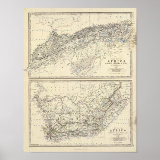 アフリカ、NW、米国 ポスター (正面)