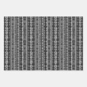 アフリカAshanti Akan Ghana民族部族パターン ラッピングペーパーシート (正面2)