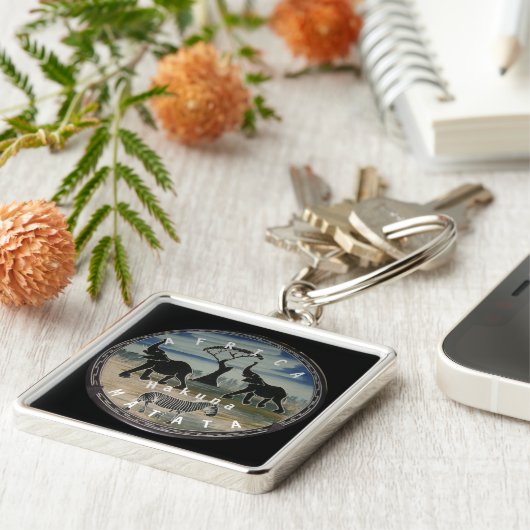 アフリカHakuna Matata キーホルダー (側面)