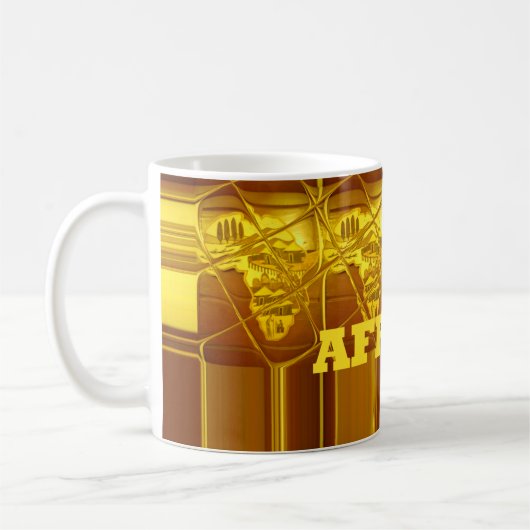 アフリカKenya Mug Wrap-Imageテンプレート コーヒーマグカップ (左)
