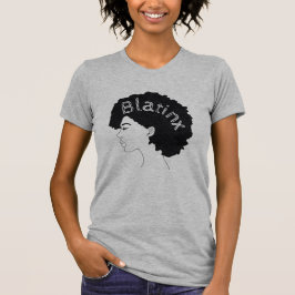 "アフリカLatinx"のシリーズ"Blatinx"のテーマのTシャツ Tシャツ