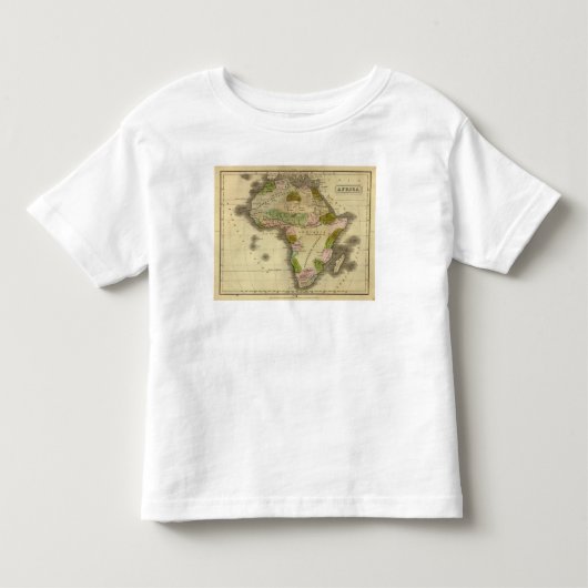 アフリカOlneyの地図 トドラーTシャツ (正面)