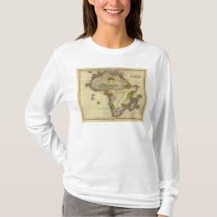 アフリカOlneyの地図 Tシャツ