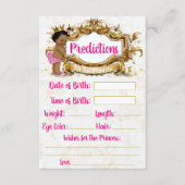 アフリカPrincess|Hotのピンク及び金ゴールドの予言 エンクロージャーカード (正面)