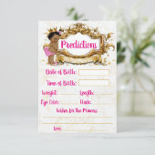 アフリカPrincess|Hotのピンク及び金ゴールドの予言 エンクロージャーカード (スタンド正面)