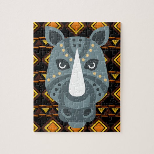 アフリカRhinoジグソーパズル ジグソーパズル (縦)