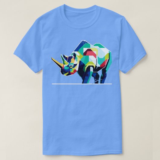 アフリカRhino Tシャツ (デザイン正面)