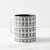 アフリカTic Tac Toe-Coffee Mug ツートーンマグカップ (正面左)