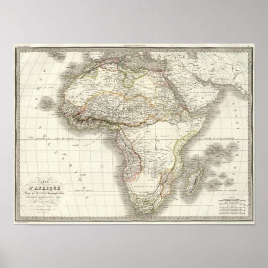 アフリケ語 – アフリカ ポスター (正面)