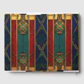 アフリパーソナライズされたカ結婚のゲストブック ゲストブック (裏面)