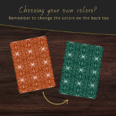 アフリモダンカのパターンラグジュアリー 箔招待状