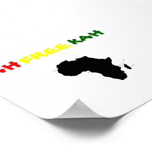 アフリーカ ポスター (角)