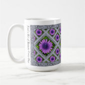 アフリ感動的カデイジー付きコーヒーマグ コーヒーマグカップ (左)