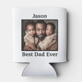 アフリ最高のカ系アメリカ人にパーソナライズされたパパ 缶クーラー (裏面)