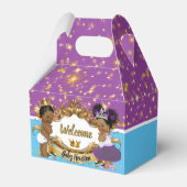 アフリ王室のカの王子またはプリンセス紫|青|金ゴールド フェイバーボックス (裏面サイド)