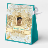 アフリ王室のンプリンスティール(緑がかった色) |赤ファンシーちゃんシャワー フェイバーボックス (裏面サイド)