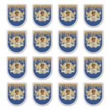 アフリ王室のンプリンスブルー&金ゴールドミニサニタイザー