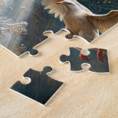 アフロと小さな黒い女の子の天使 ジグソーパズル (側面)