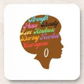 アフロの強さのコースター コースター (正面)