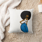 アフロのsistaの枕 クッション (ブランケット)