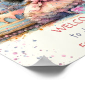 アフロアメリカン王女5th誕生日キャッスルケーキ ポスター (角)