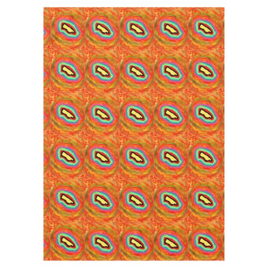 アフロアートデザイン抽象芸術 テーブルクロス (正面)