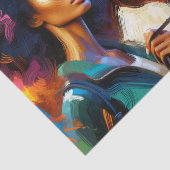 アフロエクエストリアン女性ライダーI 薄葉紙 (詳細)