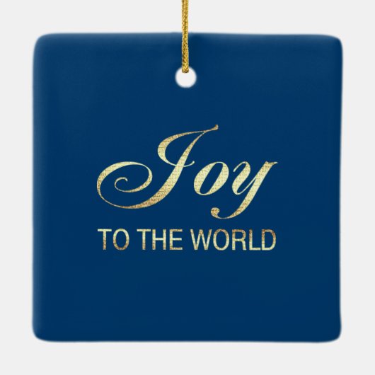 アフロエンジェルとベビーイエスクリスマスオーナメント セラミックオーナメント (裏面)