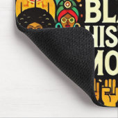 アフロカラフルカルチャー・グラフィックス マウスパッド (コーナー)