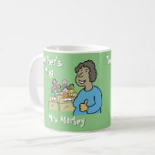 アフロカリブの女子先生withクラス コーヒーマグカップ (正面左)