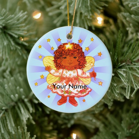 アフロガールフェアリーオーナメント セラミックオーナメント (ツリー)