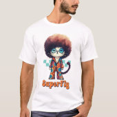 アフロキャットスーパーフライ Tシャツ (正面)